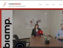 Tablet Screenshot of bgmediasolutions.com